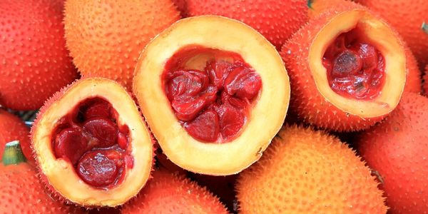 Gac Fruit is a fruit that starts with g