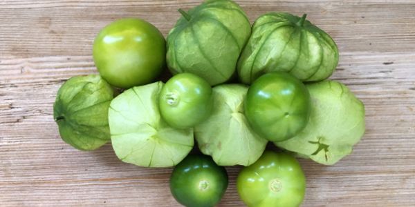 Husk Tomato is a green fruit starting with H