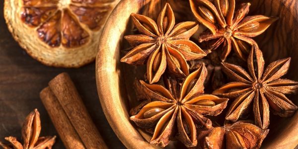 Star anise and cinnamon- Substitute for Chinese five spice
