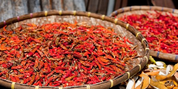 Dried red chili - Substitute for Chinese five spice